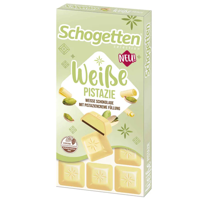 Schogetten Alb Fistic Cioc Lapte 100g - imagine 2