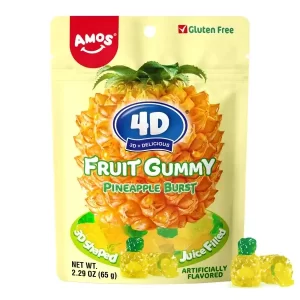 Amos Jeleuri 4d Burst Ananas 65g
