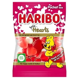 Haribo Jeleuri Love Hearts 100g