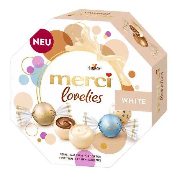 Merci Praline Lovelies White 185g - imagine 2