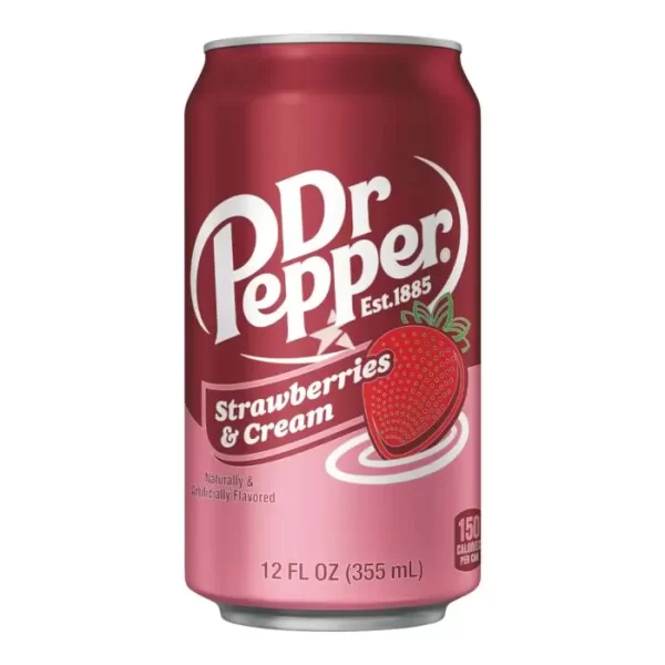 Dr Pepper Strawberry Cream 355ml