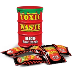 Toxic Waste Red Drum Sour Candies 42g