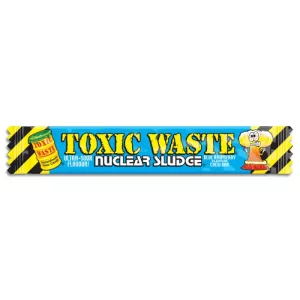 Toxic Waste Sludge Blue Rasp. Chewy Candy 20g
