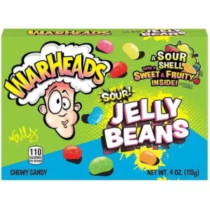 Warheads Jelly Beans Sour Candy 113g