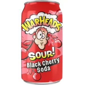 Warheads Sour Black Cherry Soda 355ml