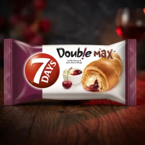 7Days Double Max Vanilie și Vișine 80g - Croissant Delicios