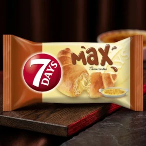 Croissant 7Days Max Creme Brulee 80g | Snack Delicios