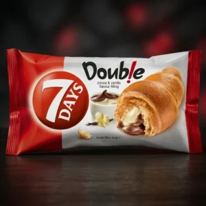 Croissant 7Days Double Cacao și Vanilie 80g