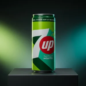 7Up Mojito 0.33l - Răcoritoare cu Aromă de Mentă și Lămâie
