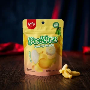 Amos Jeleuri Peelerz Banane 65g - Jeleuri Distractive