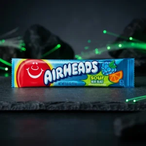 Baton Airheads Sour Blue Blast 16g - Bomboane Acrișoare