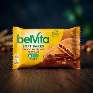 Biscuiți Belvita Soft Choco Hazelnut 50g | Gustare Nutritivă