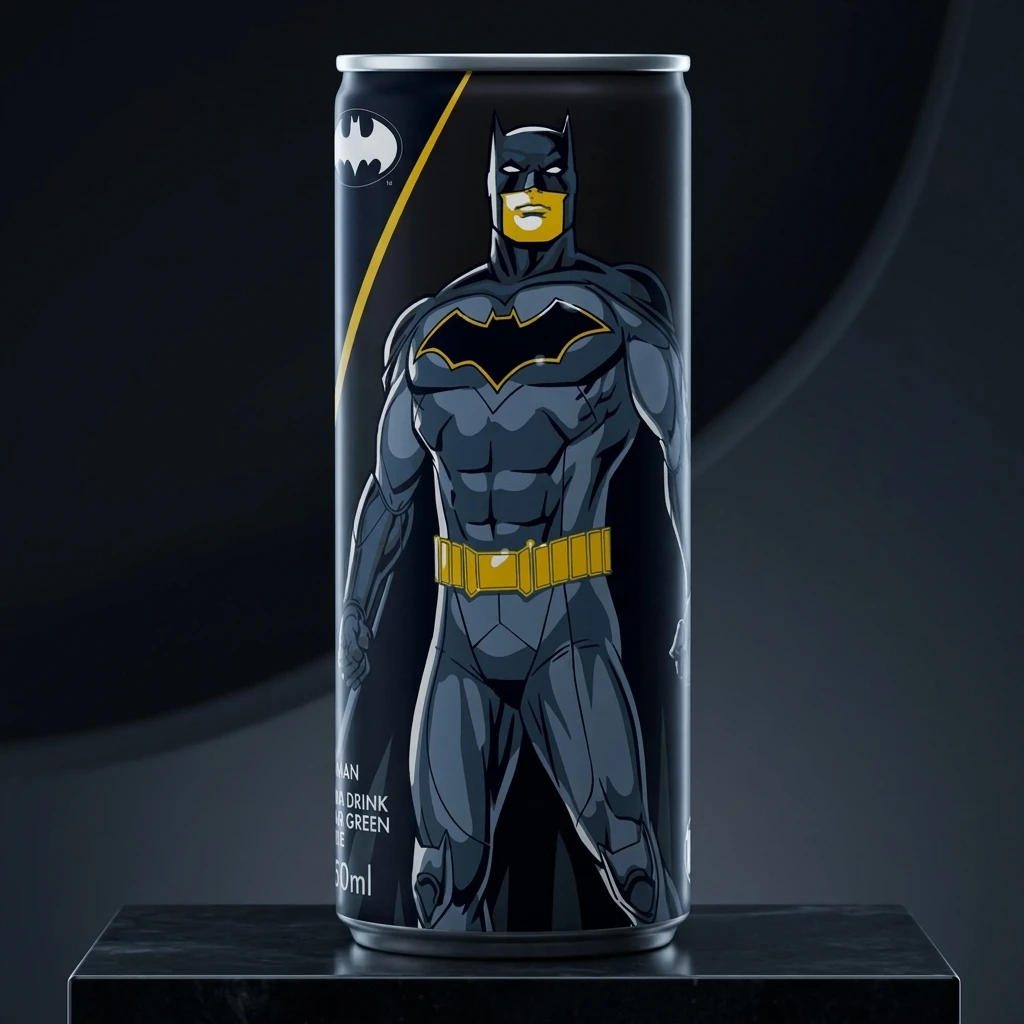 Batman Drink Sour Green Apple 250ml - Băutură Energizantă