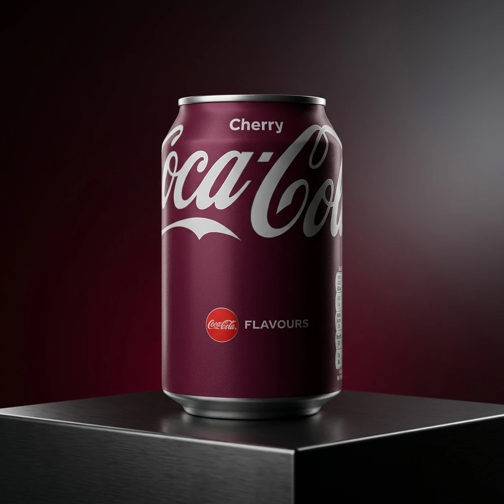 Coca Cola Cherry 0.33l - Răcoritoare cu aromă de cireșe