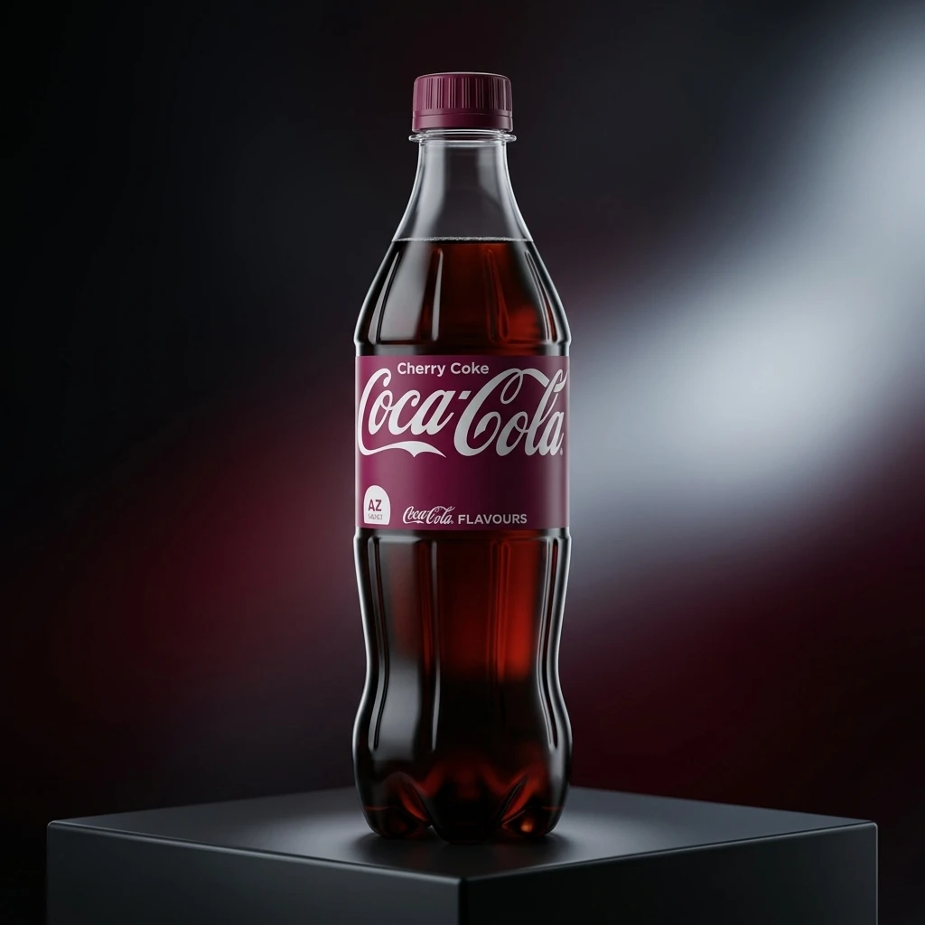 Coca Cola Cherry 0.5l - Răcoritoare cu aromă de cireșe