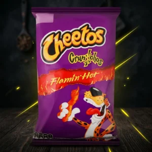 Cheetos Crunchos Flamin' Hot 80g - Gustare picantă