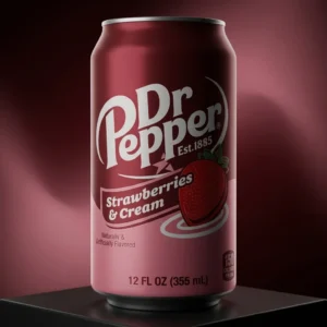 Dr Pepper Strawberry Cream 355ml - Gust Răcoritor
