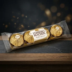 Ferrero Rocher 50g - Praline Fine cu Alune și Ciocolată