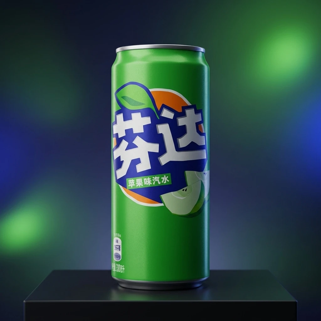 Fanta Green Apple 330ml – Băutură Răcoritoare cu Mere