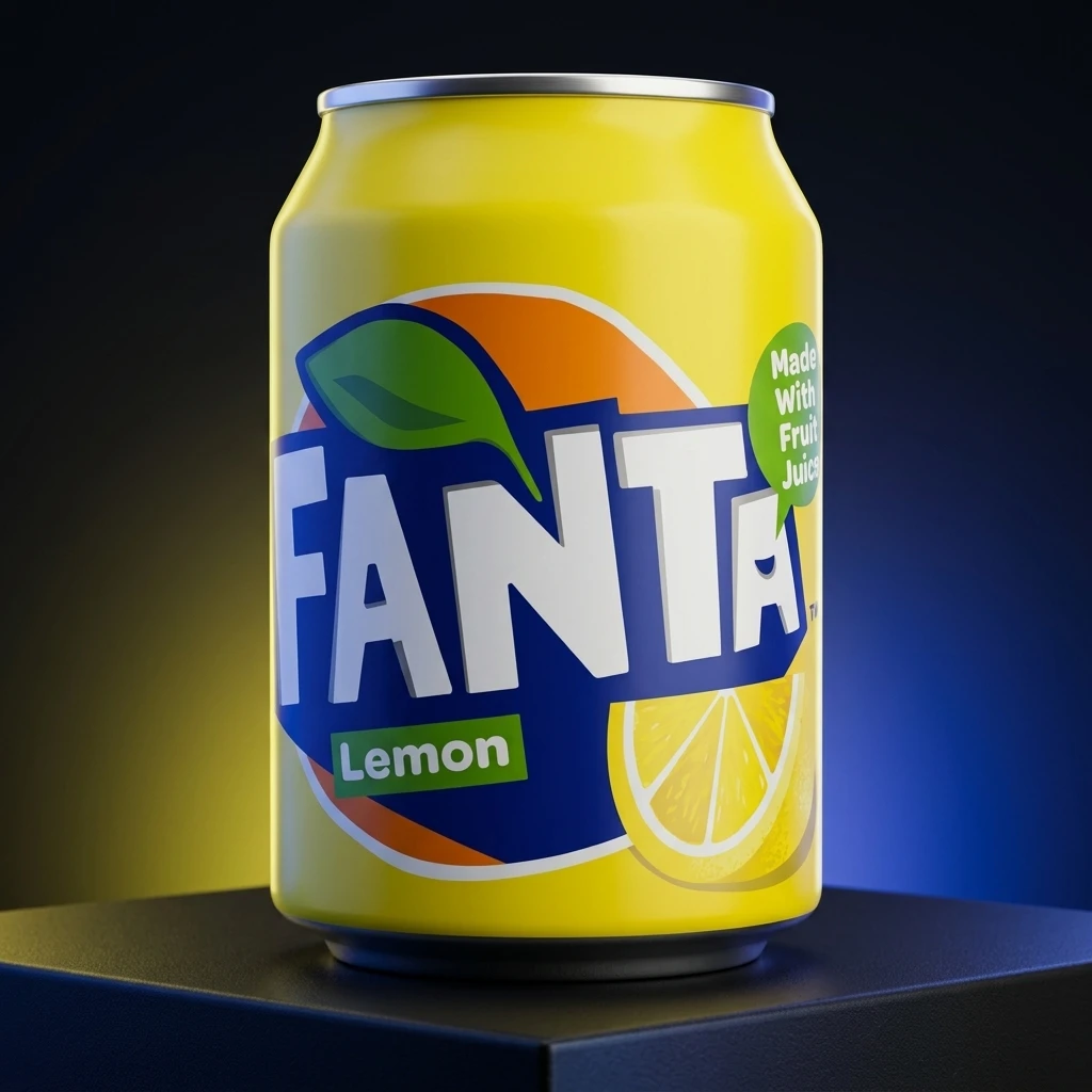 Fanta Lemon Soda 330ml - Răcoritoare cu Gust de Lămâie