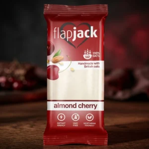 Flapjack Musli cu Vișine și Migdale 100g - Gustare Sănătoasă