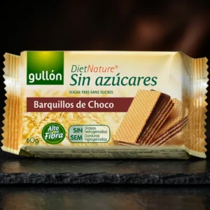 Gullon DietNature Napolitane cu Cacao Fără Zahăr 60g