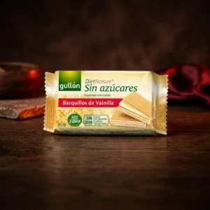 Gullon Fara Zahar Vanilie 60g - Vafe Dietetice Delicioase