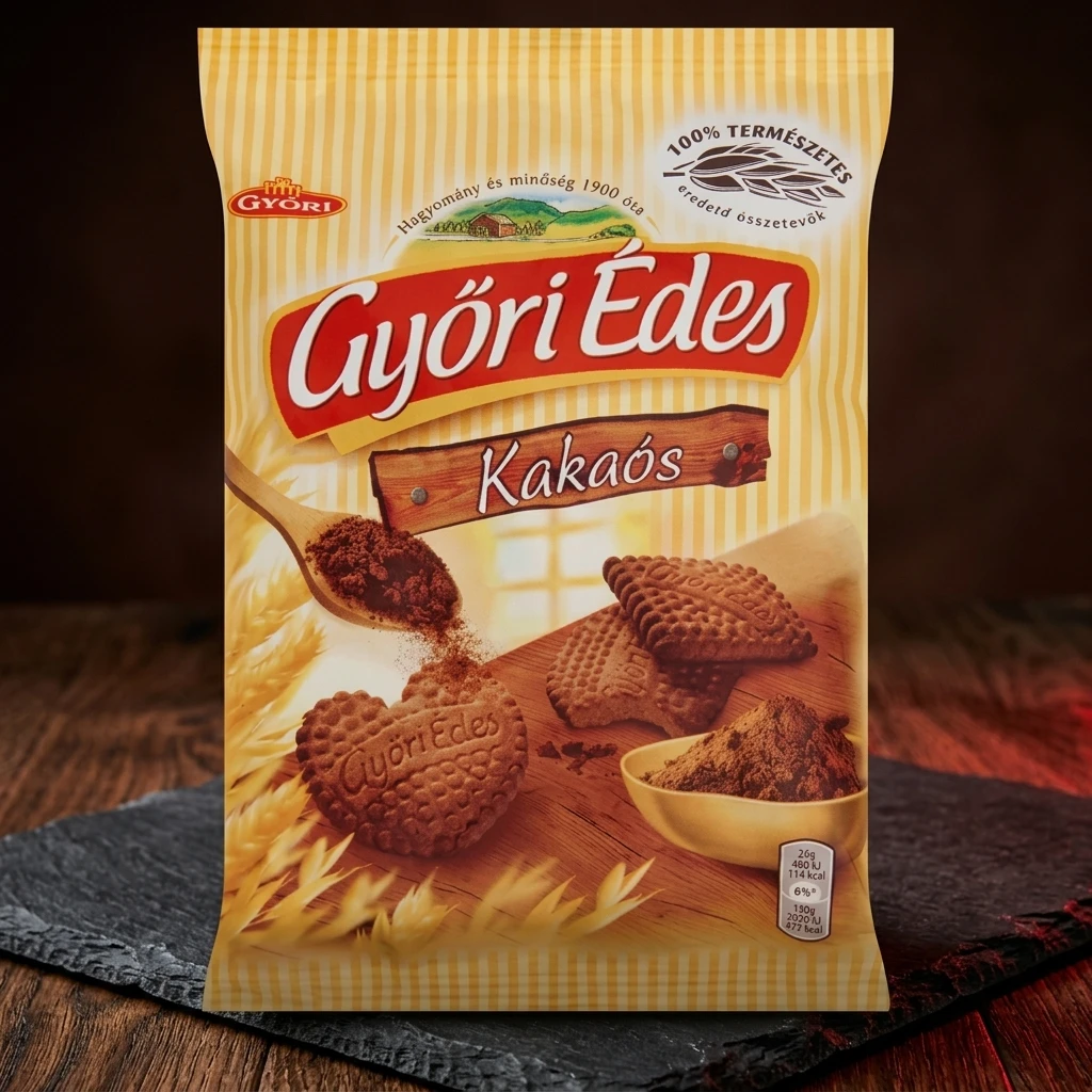 Biscuiti Gyori Edes cu Cacao 150g - Gust autentic