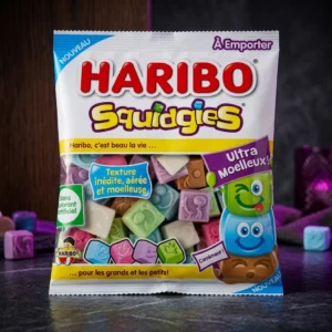 Haribo Jeleuri Squidges 100g - Dulciuri Pufoase și Delici...