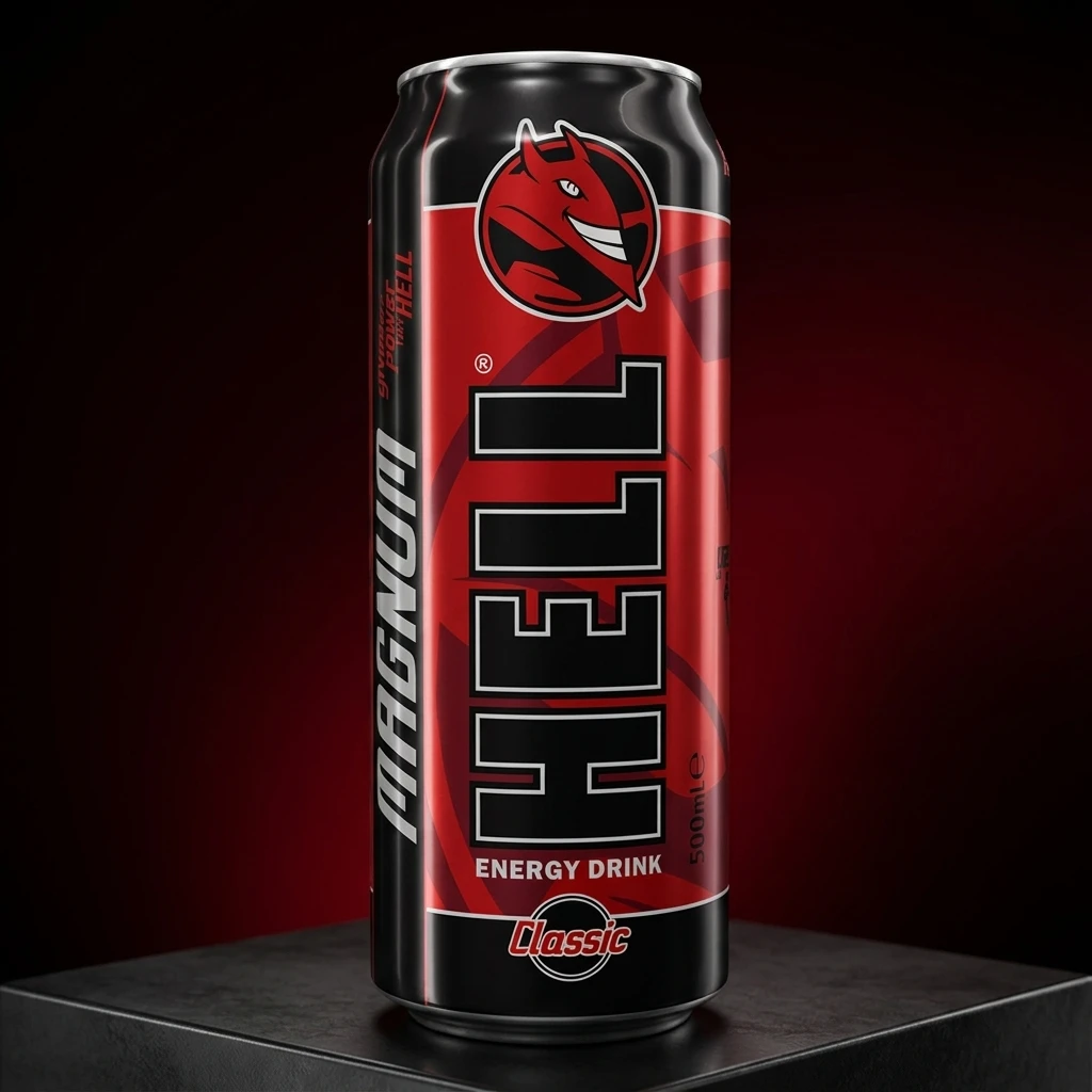 Hell Magnum 0.5l - Băutură Energizantă Revigorantă