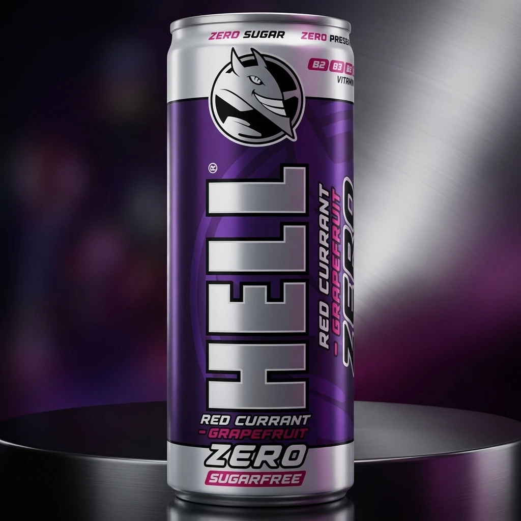 Hell Energy Zero Coacaze și Grapefruit 0.25l