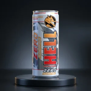 Hell Zero White Peach 0.25l - Bautură Energizantă Fără Zahăr
