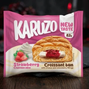 Karuzo Croissant cu Cremă și Căpșuni 82g