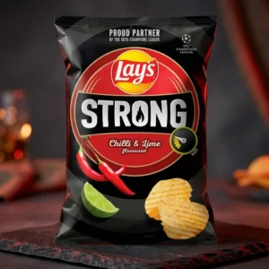 Chips Lay's Strong Chilli & Lime 65g - Gust Intens
