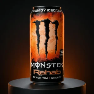 Monster Rehab Tea Peach 500ml - Ceai Energizant cu Piersică