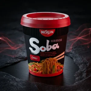 Nissin Soba Chili 92g – Tăiței Japonezi Picanti
