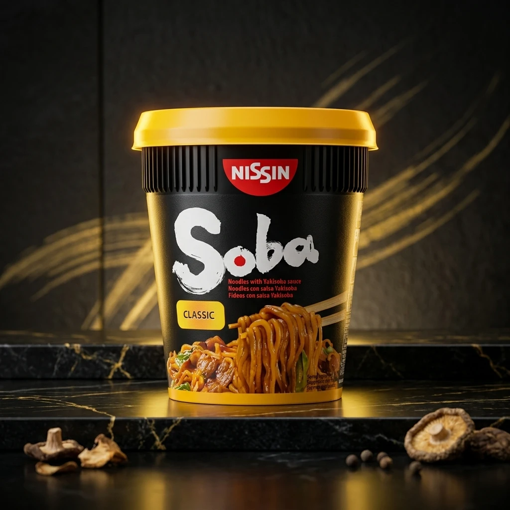 Nissin Soba Classic 90g – Tăieței cu Sos Yakisoba