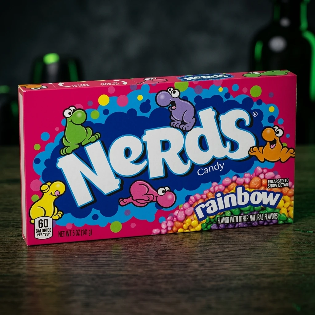 Bomboane Nerds Rainbow 141g - Dulciuri Americane Colorate