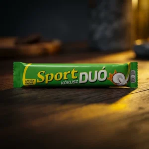 Baton Sport Ciocolată cu Cocos Duo 60g | Gustare Dulce