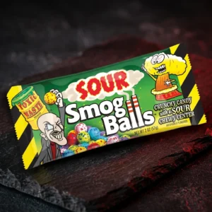 Bomboane Acrisoare Toxic Waste Smog Balls 57g