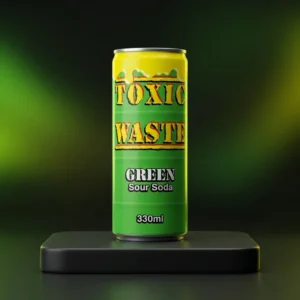 Toxic Waste Soda Green 330ml - Băutură Acidulată Acră