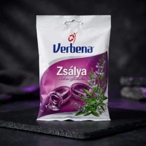 Bomboane cu Salvie Verbena 60g - Calmează gâtul