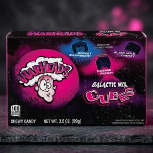 Bomboane Warheads Chewy Cubes Galactic Mix 99g