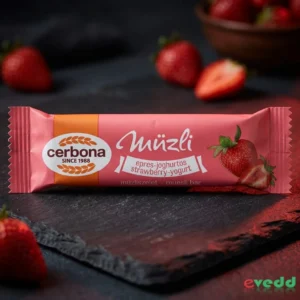 Baton Cerbona Capsuni Iaurt 20g - Gustare sănătoasă