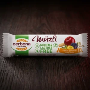 Baton Cereale Cerbona Fructe 35g - Fără Gluten și Lactoză