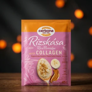 Cerbona Orez cu Collagen, Alune și Banane 45g