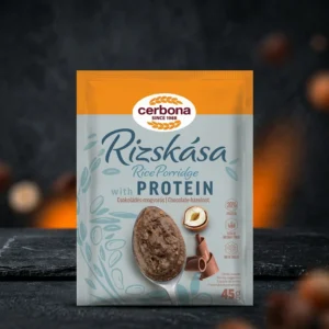 Cerbona Terci de Orez cu Proteină, Ciocolată și Alune 45g