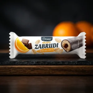 Cornexi Zabrudi Portocale 30g – Baton cu ovăz și ciocolată