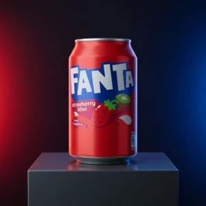 Fanta Strawberry & Kiwi 0.33l - Răcoritoare cu Fructe