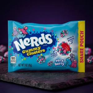 Nerds Gummy Clusters Very Berry 85g - Bomboane Delicioase